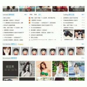 迪恩摄影Pai(7配色)网站商业Discuz论坛模板 GBK